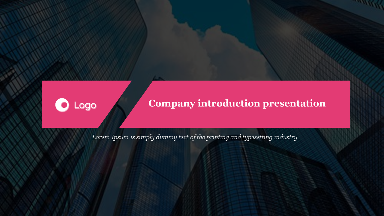 Company Introduction Presentation PPT and Google Slides 